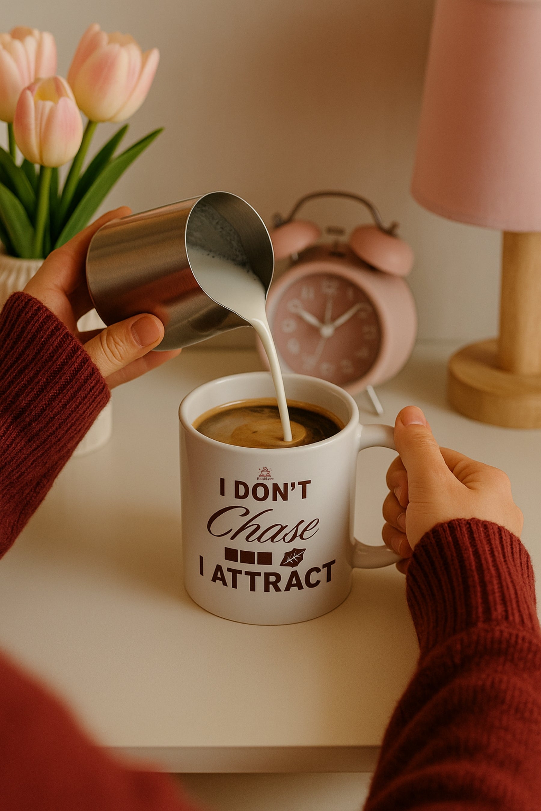 I Don’t Chase, I Attract – Ceramic Coffee Mug | BookLore