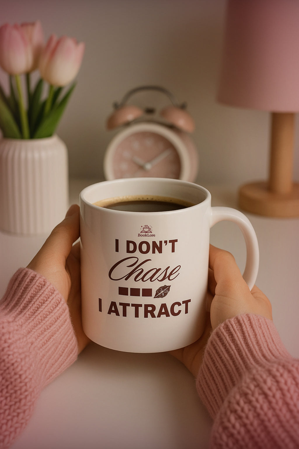 I Don’t Chase, I Attract – Ceramic Coffee Mug | BookLore